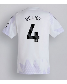 Billige Fotballdrakt Manchester United Matthijs de Ligt #4 Replika Bortedrakt 2025-26 Kortermet Billige Fotballdrakt Manchester United Matthijs de Ligt #4 Replika Bortedrakt 2025-26 Kortermet